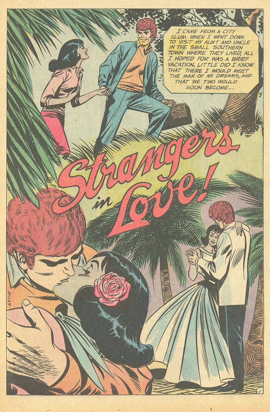 Interracial romance story young romance love stories DC comics