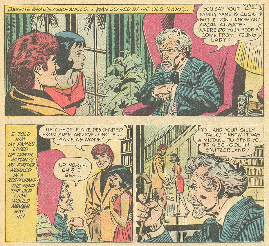 Interracial romance story young romance love stories DC comics