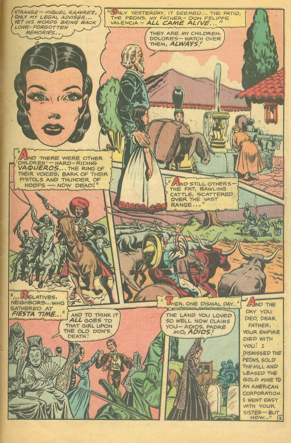vintage romance comic books Cowgirl Romances 1950s Fiction House