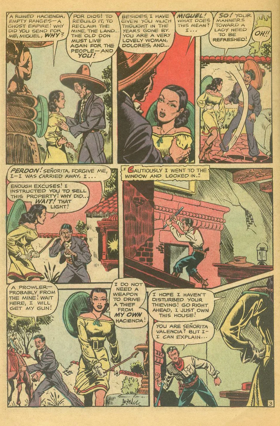 vintage romance comic books Cowgirl Romances 1950s Fiction House