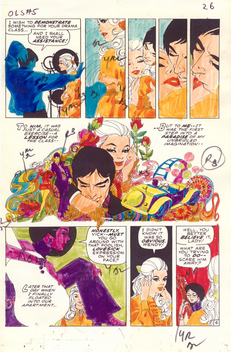 Jim Steranko Oral History comic book history romance comic Marvel Our Love Story #5