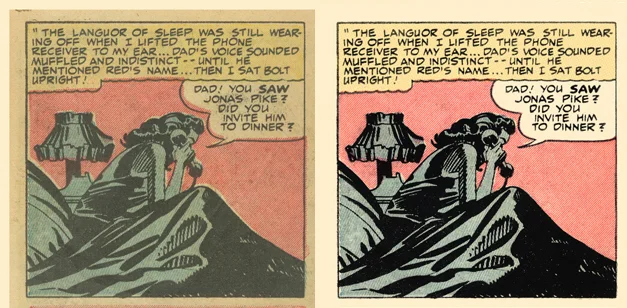 Young romance restoration comic book romance