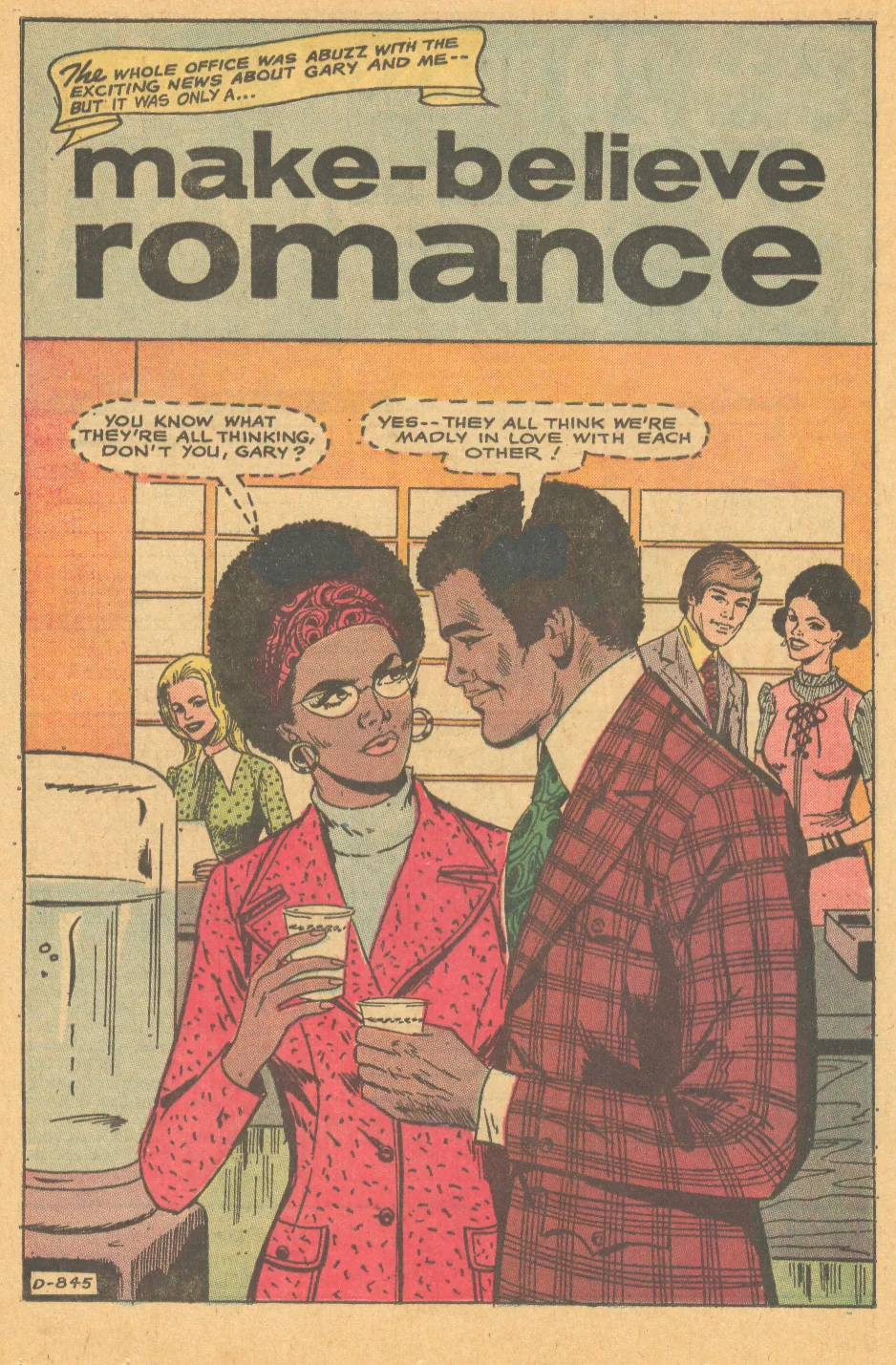 African-American characters in romance comic books 1970s Black characters