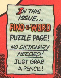 Charlton comics puzzle pages