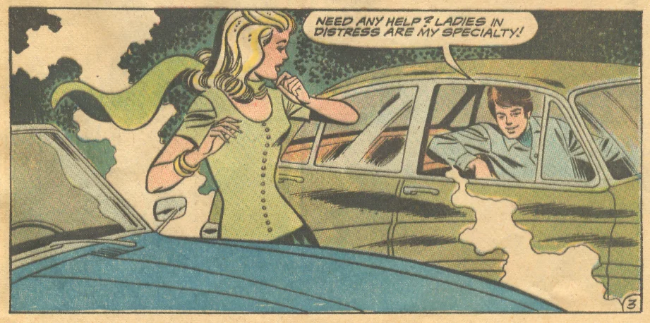 Too Spoiled for Love romance comic book story DC Comics