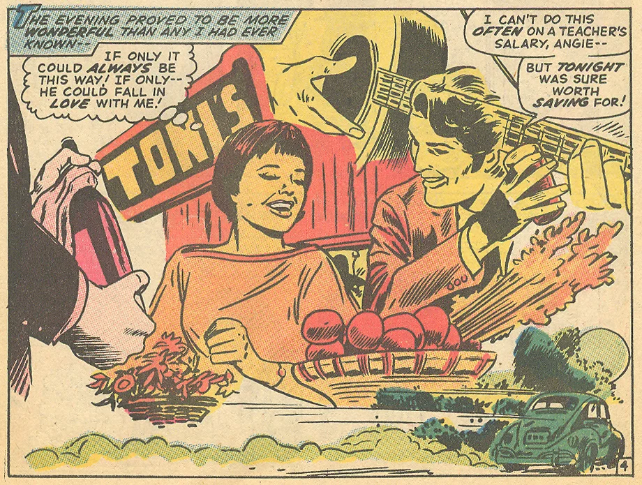 "Born to be Unloved?" My Love #8 (November 1970) Inks by Dick Ayers
