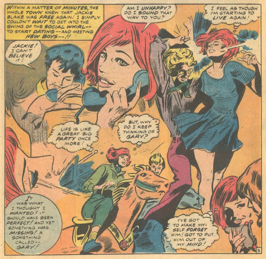 "I Loved You Once -- Remember?" My Love #9 (January 1971) Inks by Dick Ayers