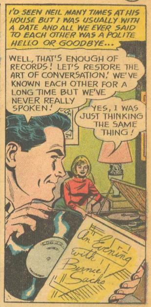 "End with a Kiss" Young Love #41 (January/February 1964) Pencils: Mike Sekowsky, Inks: Bernard Sachs