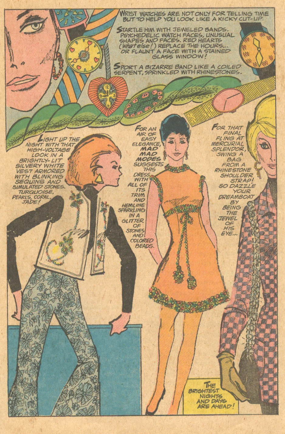 Super fancy stylings from Falling in Love #107 (May 1969)