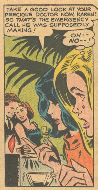 Secret Hearts romance comic book soap opera love story drama Peyton Place