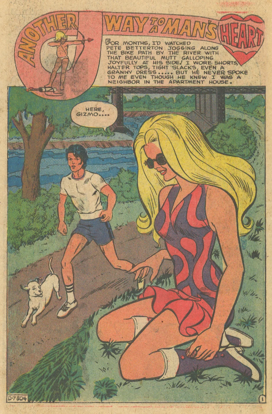  "Another Way to a Man's Heart" from For Lovers Only #82 (December 1975) romance comic book charlton