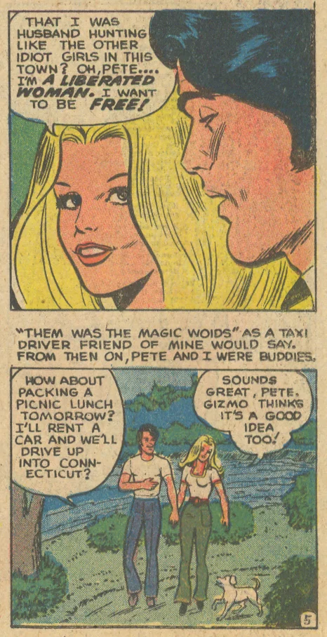  "Another Way to a Man's Heart" from For Lovers Only #82 (December 1975) romance comic book charlton