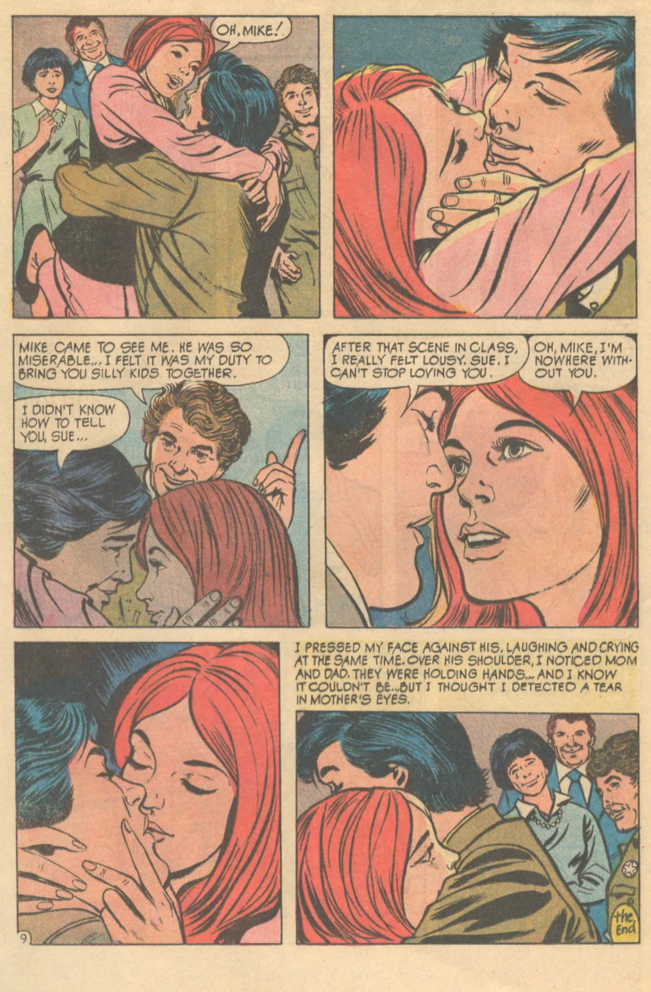 Women's Lib Young Love Hot Pants 1970s stories romance comics