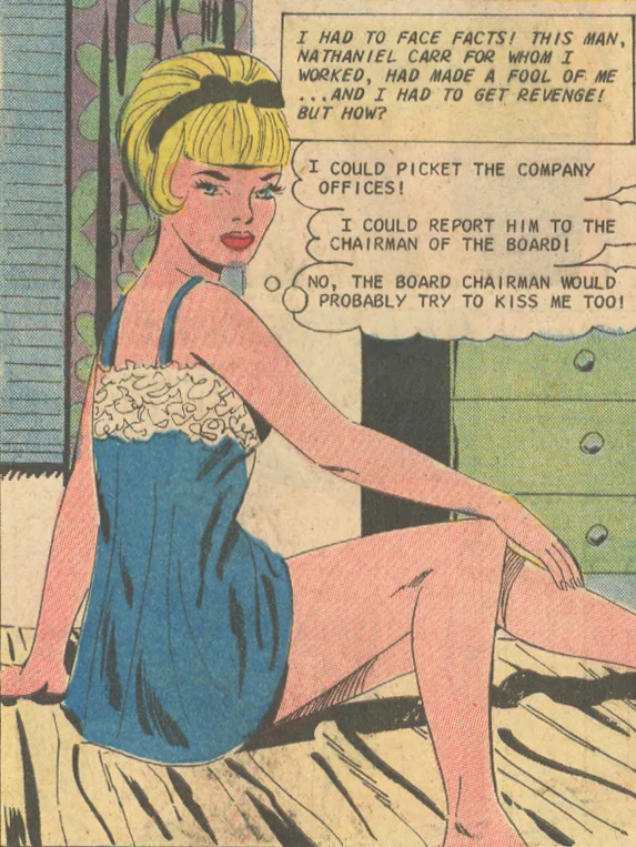 Secret Romance Women's Lib movement 1970s comic book romance male chauvinism
