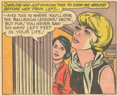"Love Against Time" Young Love #54 (March/April 1966) Pencils: Tony Abruzzo, Inks: Bernard Sachs
