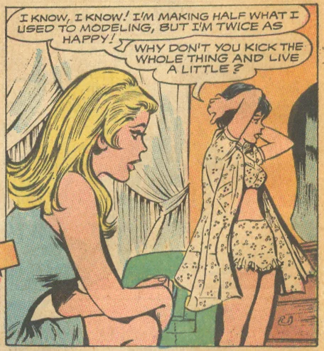 "The Loneliest Girl in Town!" Girls' Romances #150 (July 1970) Pencils: Jack Sparling, Inks: Vince Colletta