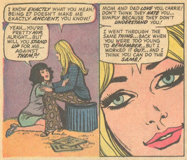 "Once Upon a Time... in My Heart!" Our Love Story #21 (February 1973)Script: Joy Jackson, Pencils: Jim Mooney, Inks: Ernie Chua