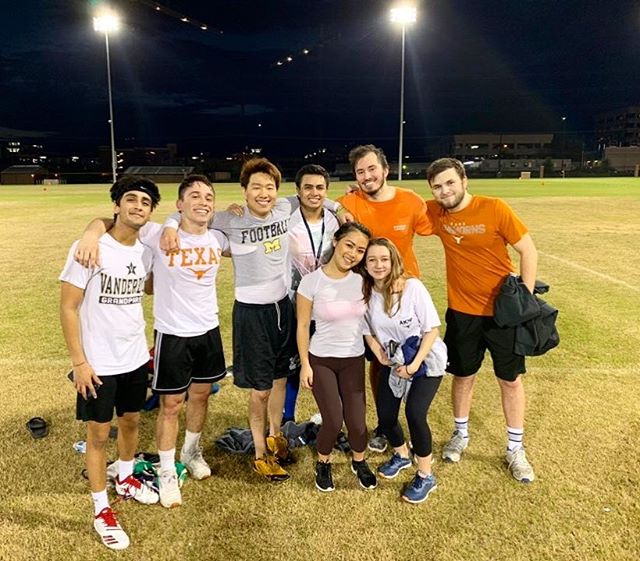 AKPsi flag football takes the W