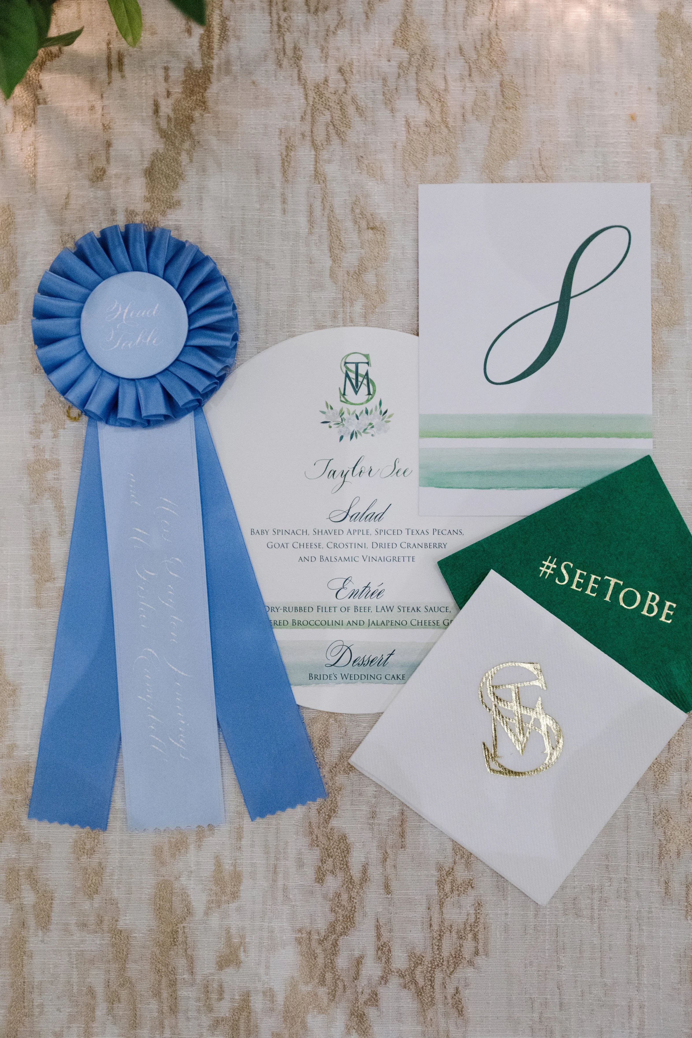 Stationary Details - Dallas, Tx - Fall Wedding - Julian Leaver Events