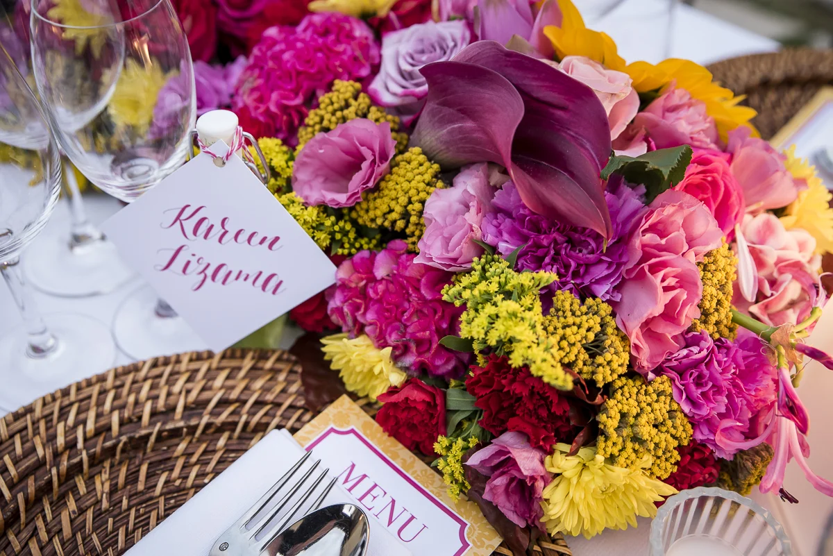 Flower Details - Castello Di Casole, Italy - Fall Birthday - Julian Leaver Events
