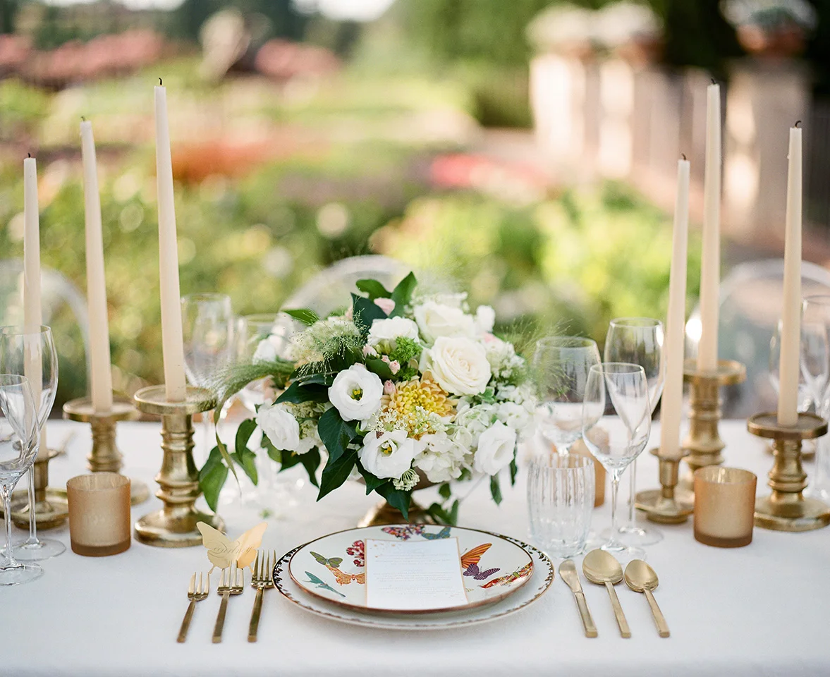 Tabletop Details - Castello Di Casole, Italy - Summer Wedding - Julian Leaver Events