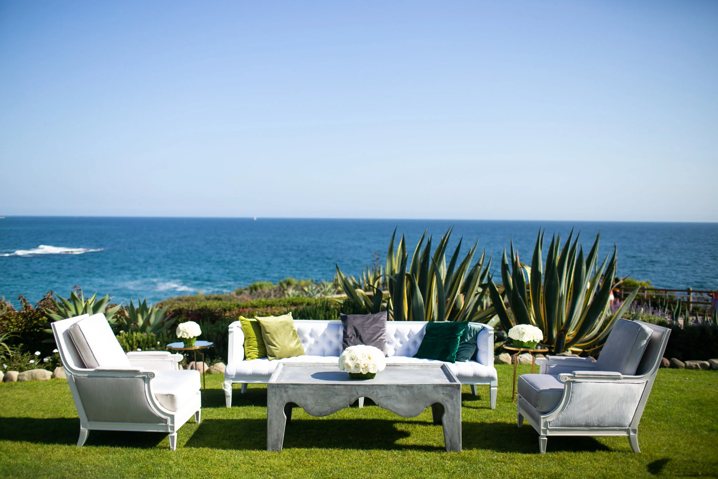 Cocktail Hour Details - Laguna Beach, California - Summer Wedding - Julian Leaver Events