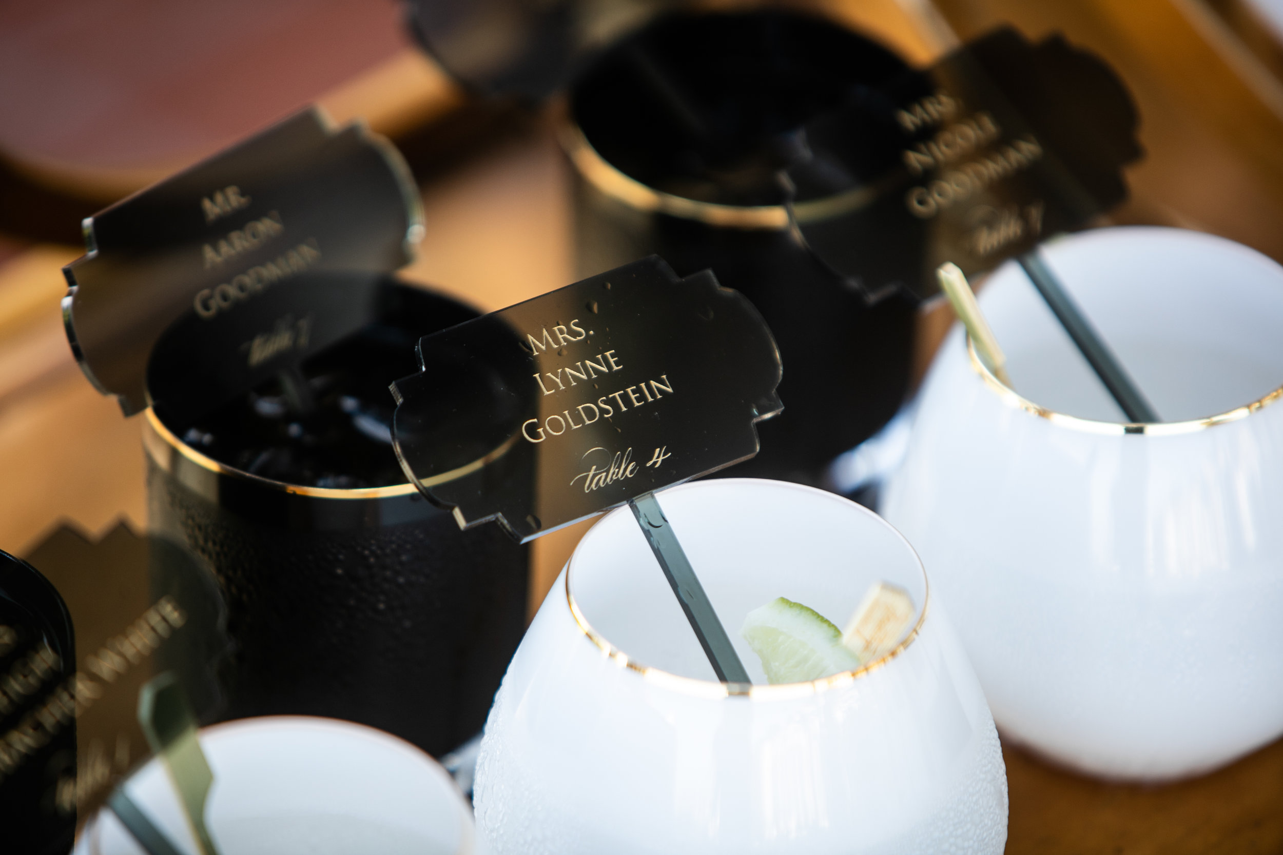 Cocktail Hour Details - Laguna Beach, California - Summer Wedding - Julian Leaver Events
