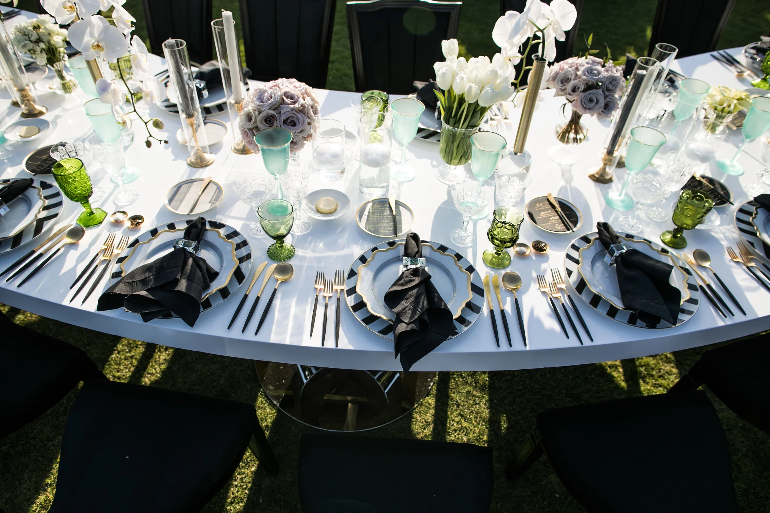 Wedding Reception Details - Laguna Beach, California - Summer Wedding - Julian Leaver Events