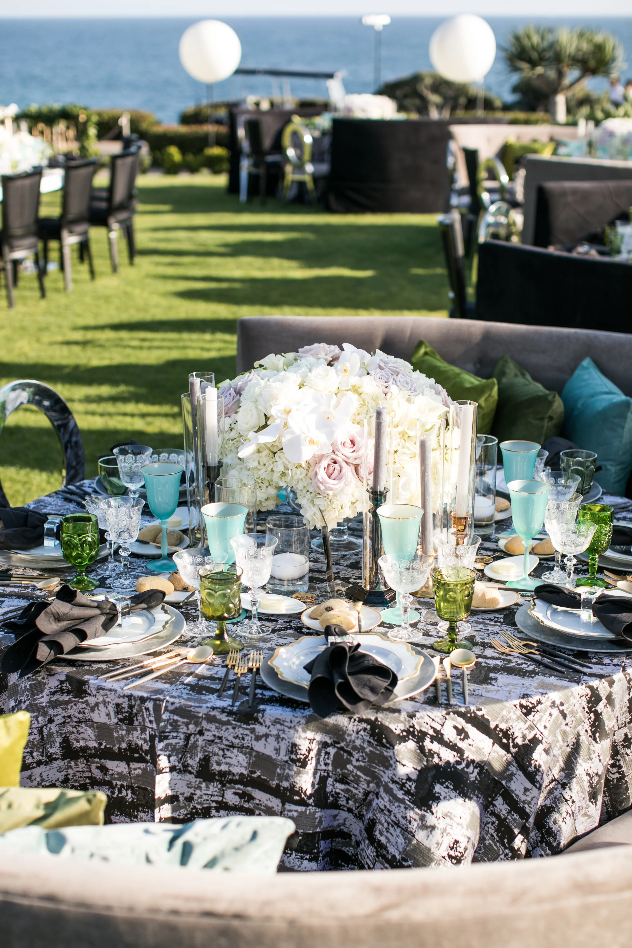 Wedding Reception Details - Laguna Beach, California - Summer Wedding - Julian Leaver Events