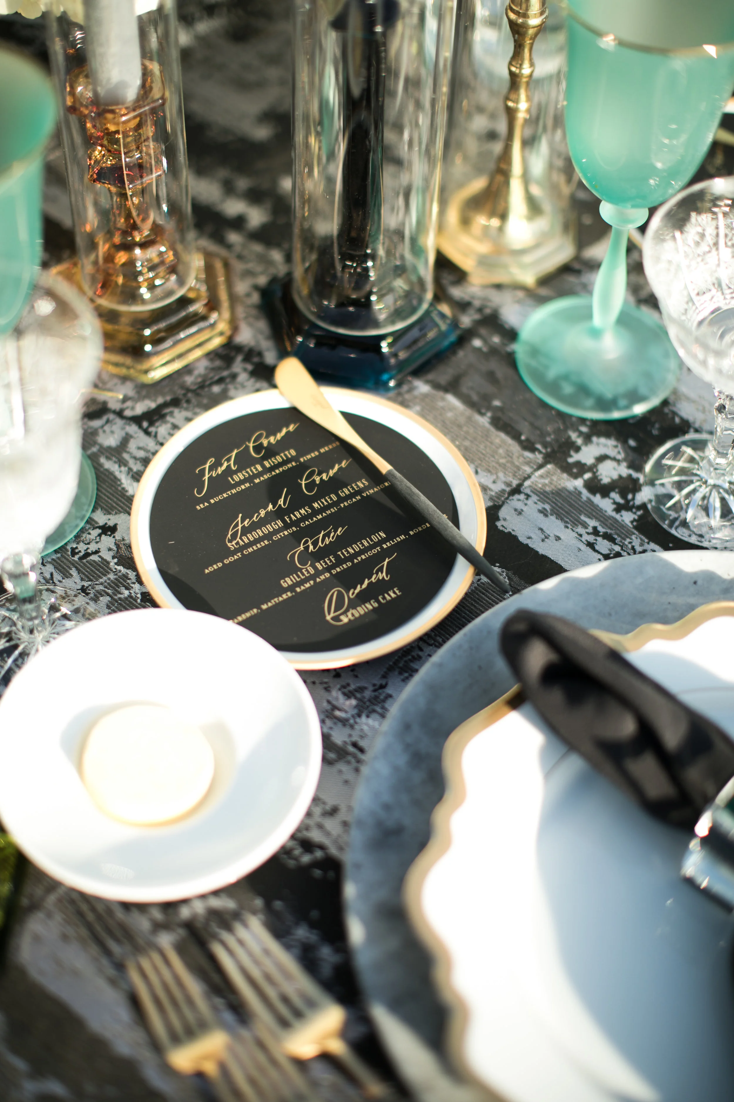 Wedding Reception Details - Laguna Beach, California - Summer Wedding - Julian Leaver Events