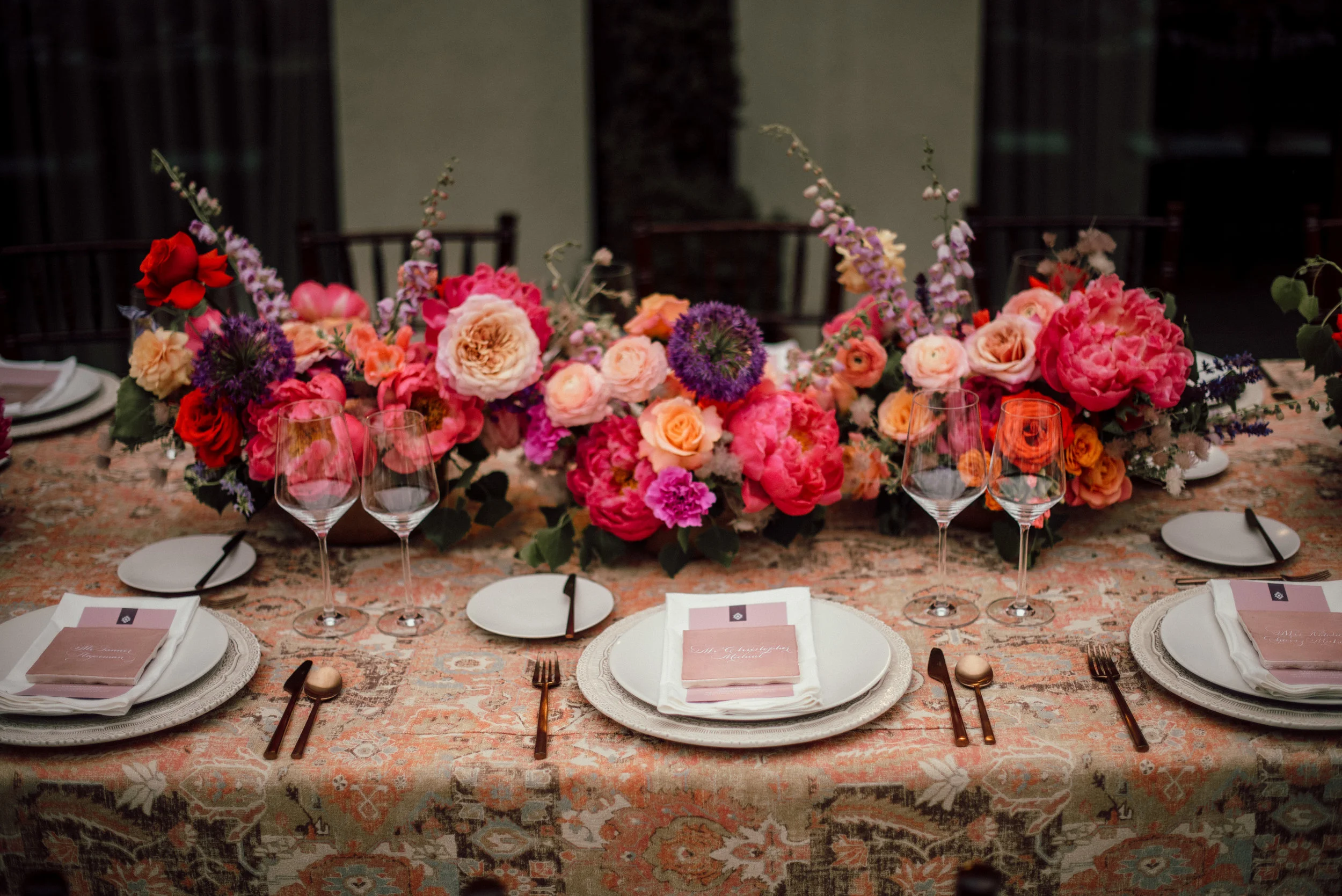 Wedding Reception Details - Santa Fe, New Mexico - Summer Wedding - Julian Leaver Events