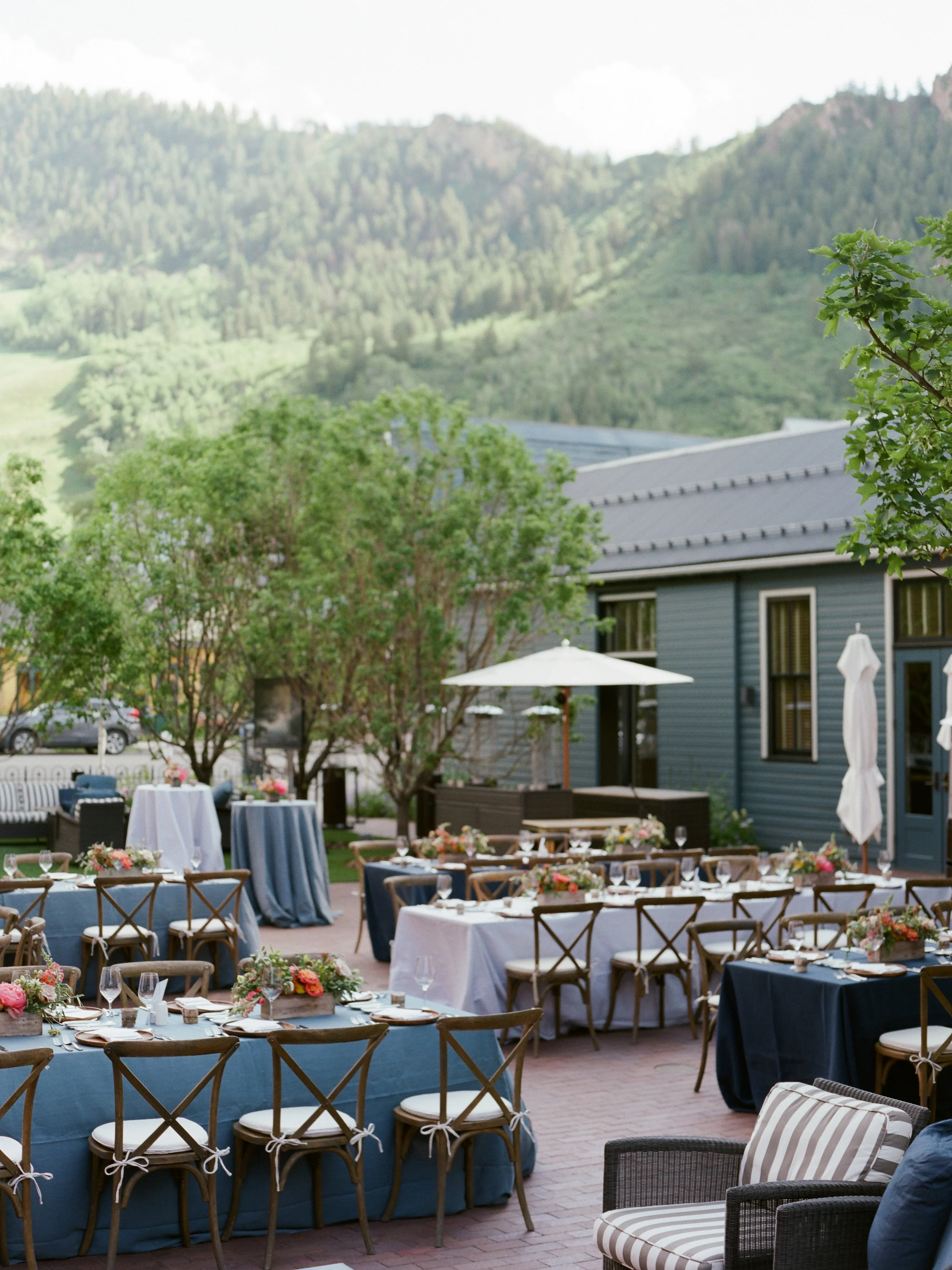 Rehearsal Dinner Details - Aspen, Colorado - Summer Rehearsal Dinner - Julian Leaver Events
