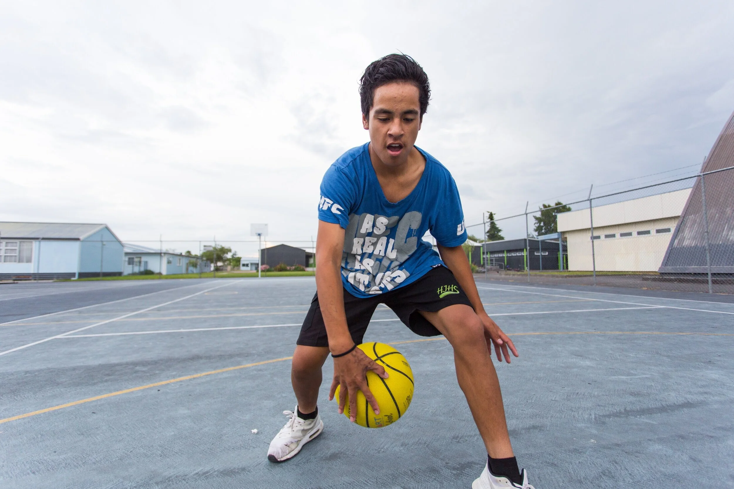 Recipient playing sport with The WaterBoy with Lugtons support