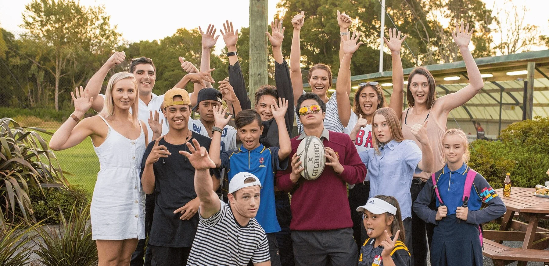 WaterBoy group at a community event