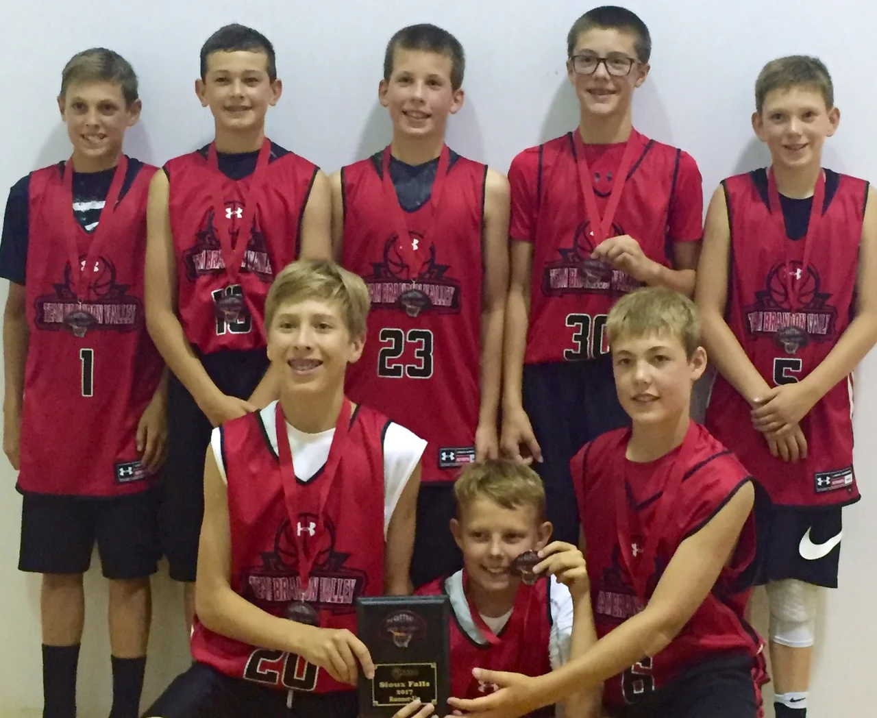 Team BV 6th graders brought home the hardware with a second place finish.