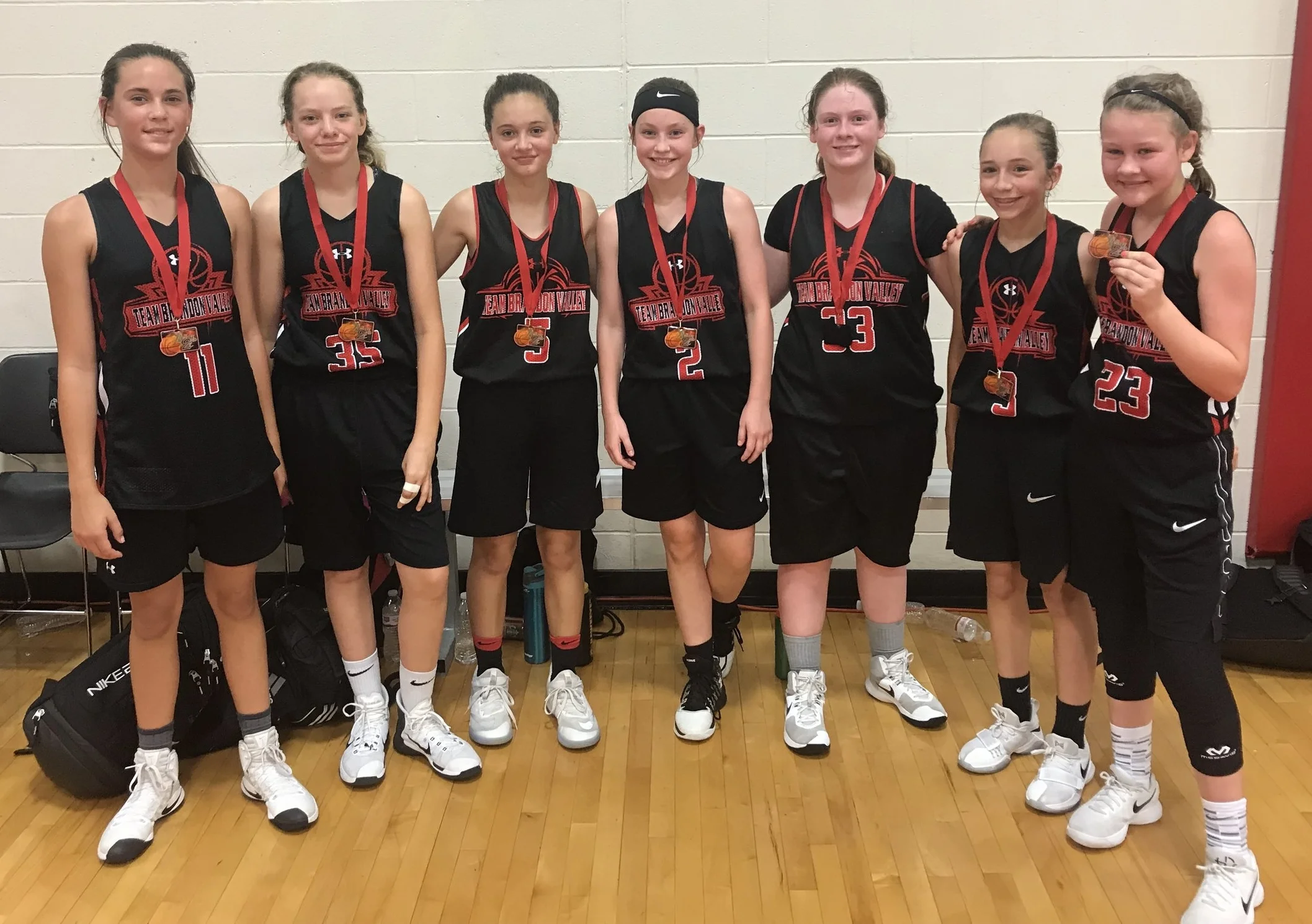Our sixth grade girls battled into the championship and earned second place medals.