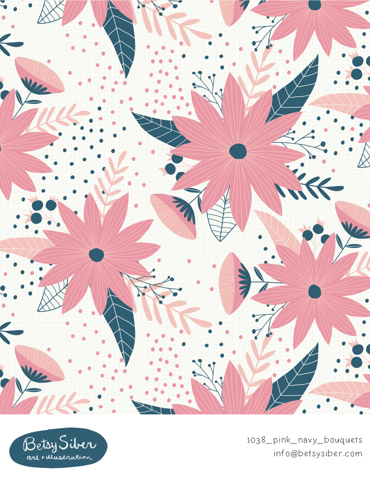 Pink Navy Bouquets