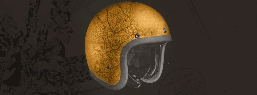 Northeast Moto Society Helmet Graphic Digital Rendering