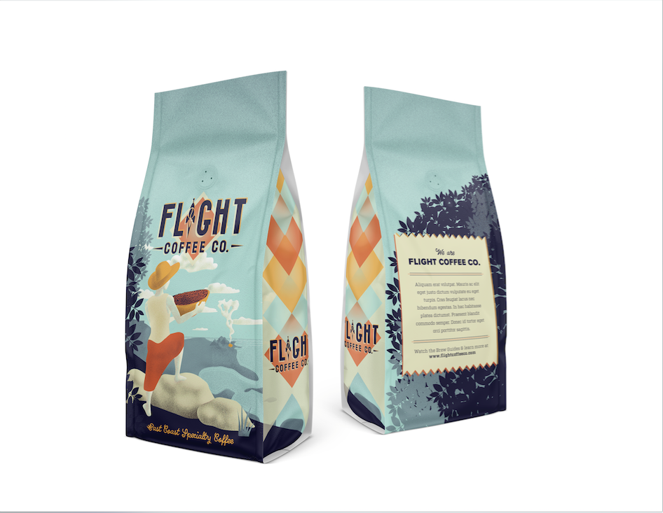 Flight Coffee Co. Packaging Design