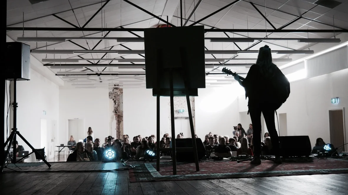 Coby Sannen at Frankston Music Festival hosted by Coach Music Academy.&nbsp;