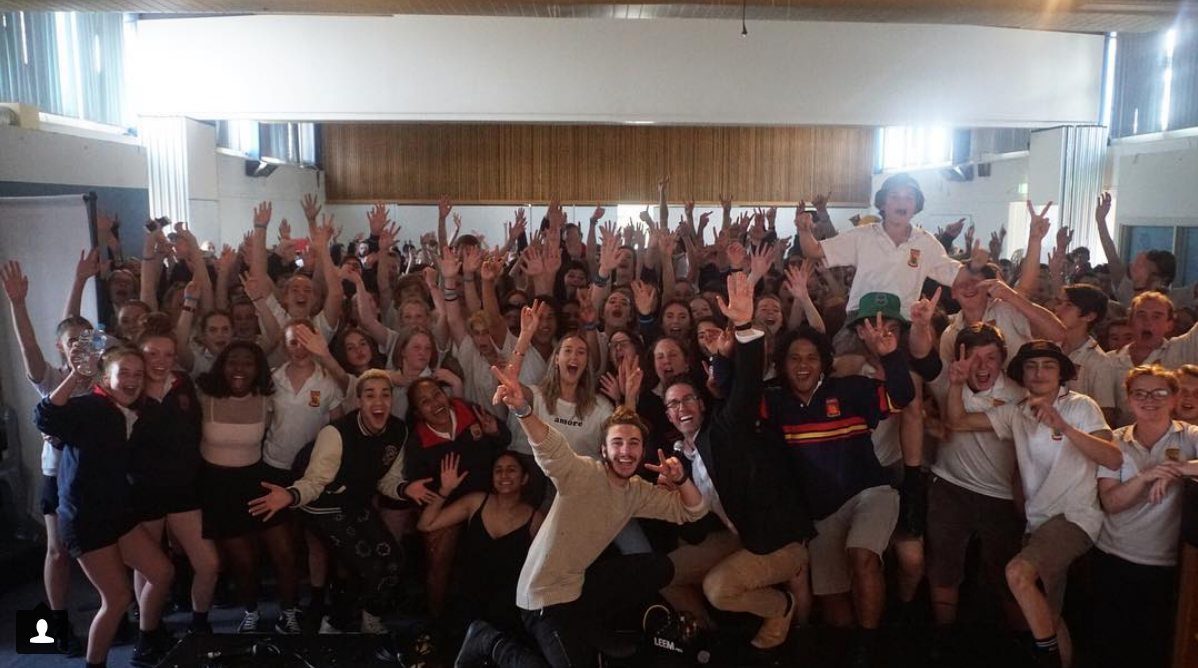 Taylor on tour with  Sing It Out