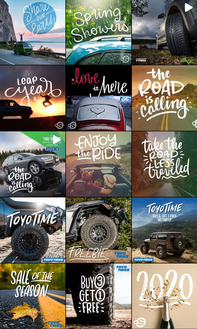 Point S Tire - Social Media, IG Posts