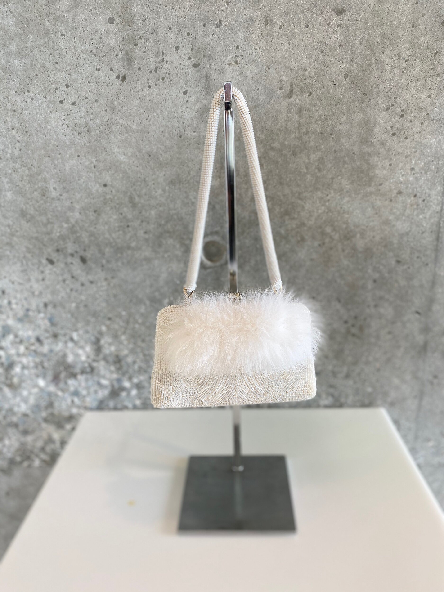 Della Street Handbag - 1083 Disclaimer- all Della Street handbags are made with the finest vintage material, however as the bag is over 70 years old it may have a few age spots. If you are interested in this handbag please contact our design t