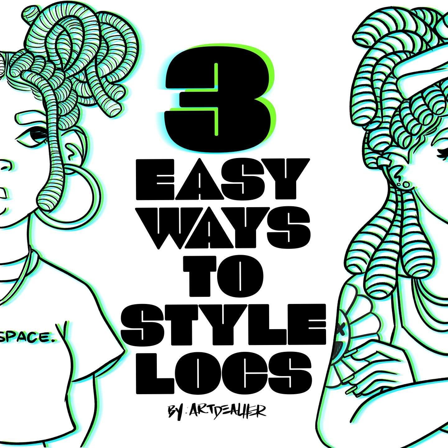 Who said locs weren&rsquo;t versatile?

To all my Rasta girlies in between retwists or just looking for ways to switch it up, here are some fun EASY ways to style your hair! (Heavy on the easy)

Gel down your baby hairs and throw on some hoop earring