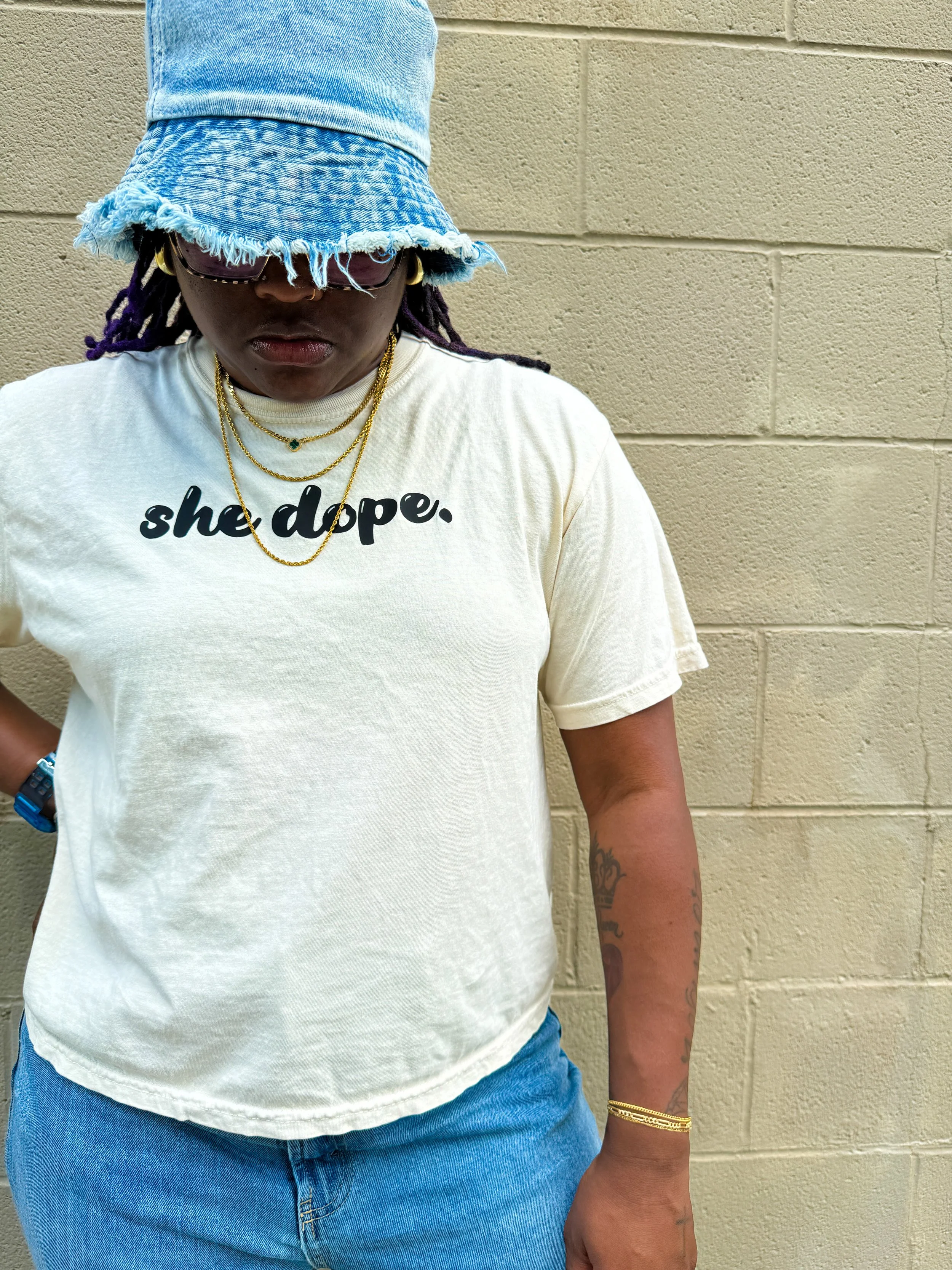 She Dope Boxy Tee