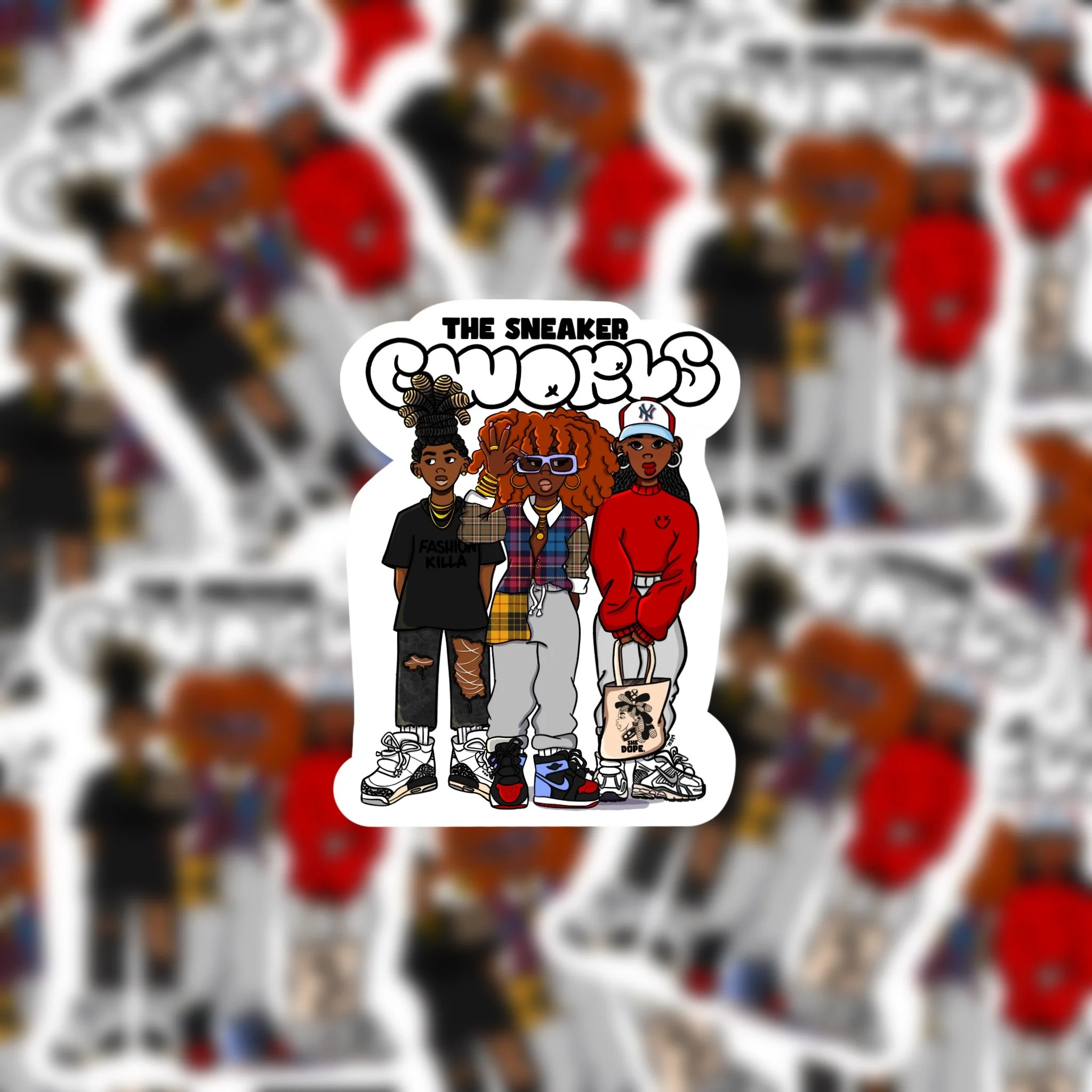 The Sneaker Gworls Sticker