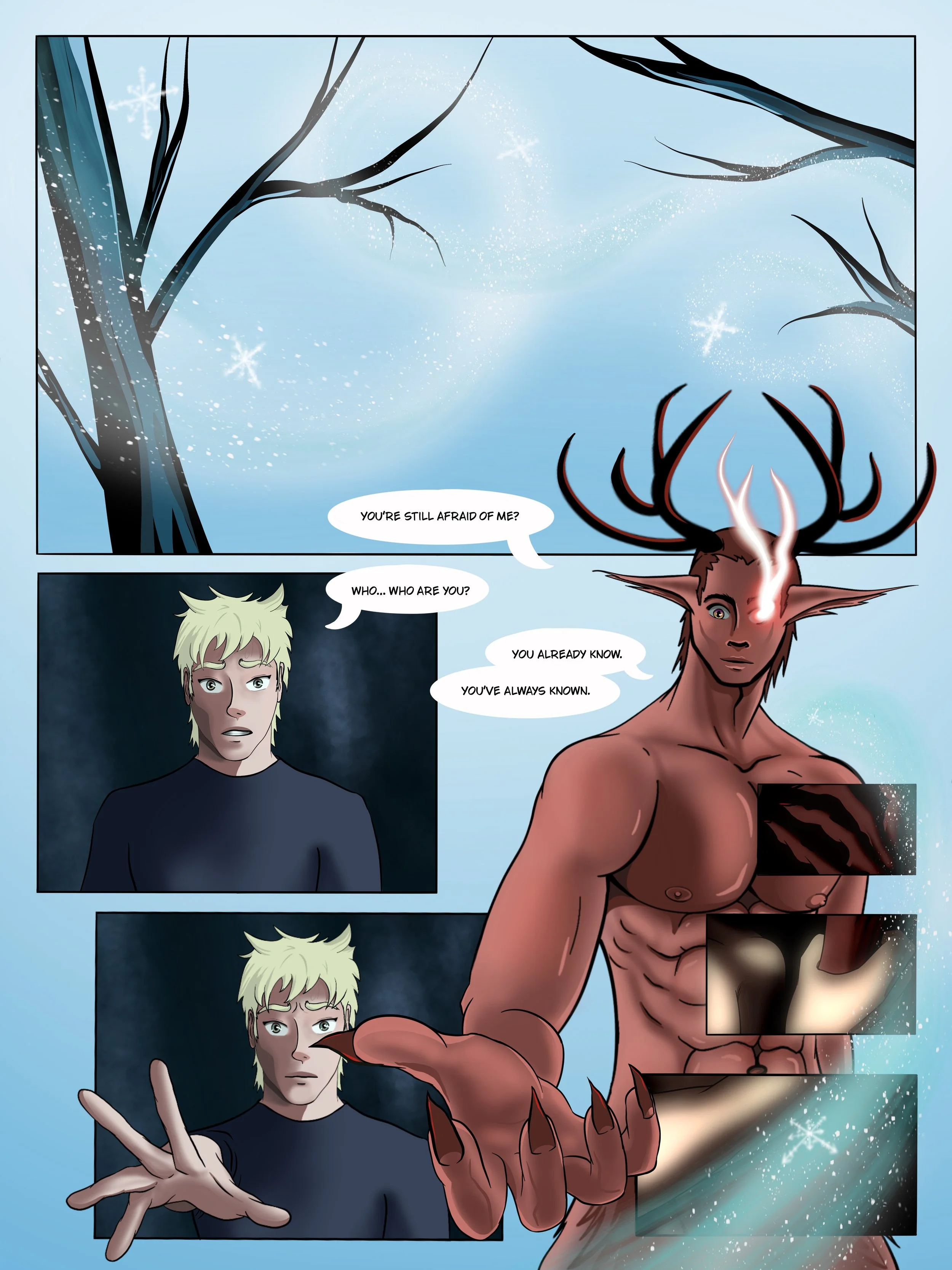  Comic page, 2026. Written and illustrated in Procreate. 