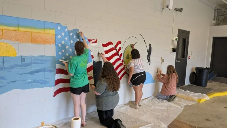 This project is currently ongoing.

In 2026, I developed a community mural opportunity for the Bridgman High School Art Club in partnership with the Baroda Lake Township Police Department. The project began with planning during the 2025–26 school yea