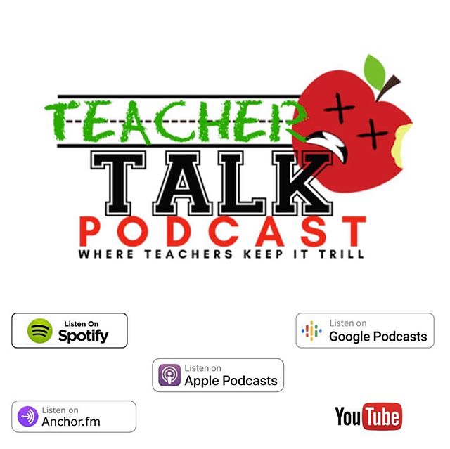 Have y&rsquo;all checked out @teachingittrill&rsquo;s podcast Teacher Talk?! I recently listened to it and have been hooked! This podcast is much needed!! It includes REAL TALK about education issues, straight up no fluff! It is hosted by Detroit edu