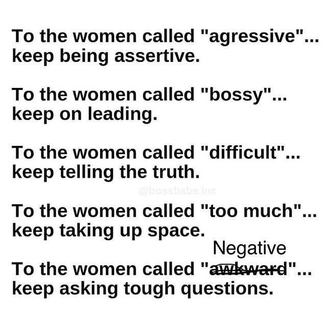 Had to change the last one because as a Black woman my ability to question things is often seen as being negative rather than awkward. It&rsquo;s rare that these skills are seen as a value to a school even though we are often the true change makers. 